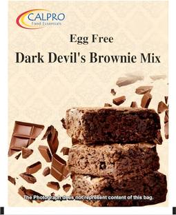 CALPRO EggFree Dark Devil Brownie Mix : Rich Chocolate Flavour !Crust Quick 1 kg