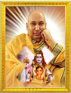 Nokkes Jai Guru Ji Swaroop Shukrana Guru Ji Golden 5X7 Inch Photo Frame _AQW12 Religious Frame