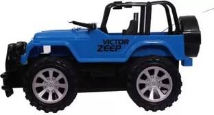 mayank & company Four Wheel Remote Control Jeep car with LED Lights for children