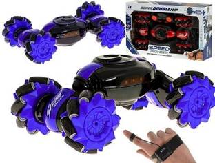 FANSEEKART Hand Gesture Sensor RC Stunt Car Double Sided Rotating Remote Control Car _J4K8
