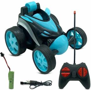 Xcillince Toys 360° Tumbling Roller Rotation Mini Stunt Car Racing Wireless (multicolour)