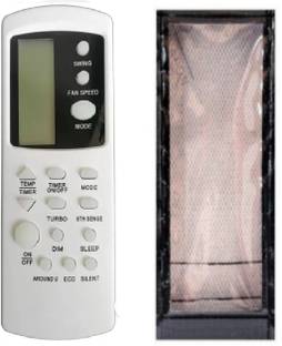 Paril (Remote+Cover) Ac Remote compatible for Whirlpool Ac Re-210B With PU Leather Protective Cover( E...
