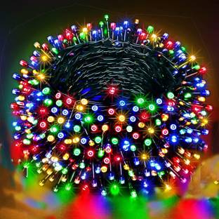 Copper Series String Led Light or Indoor & Outdoor Home & Diwali Decoration 80 LEDs 20 m Multicolor Steady, Flickering String Rice Lights