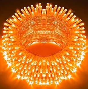 Herikon 40 LEDs 11.5 m Orange Steady Ball Rice Lights