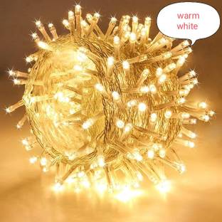 Daiconstar 40 LEDs 15 m Yellow, White Steady String Rice Lights