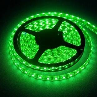 CANDLE 130 LEDs 3 M Green Steady Strip Rice Lights