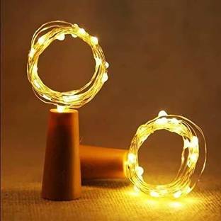 Party Pack 20 LEDs 2.03 m Yellow Steady Bulb Rice Lights