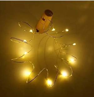 Golden Heart 20 LEDs 1.98 m Gold Steady String Rice Lights