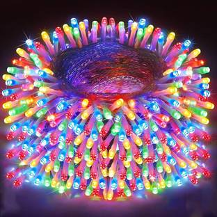 NISCO 340 LEDs 60 m Multicolor Flickering, Steady String Rice Lights