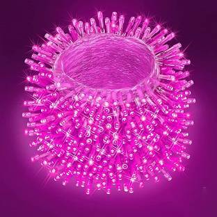 SV GLOBAL 66 LEDs 20 m Pink Steady Bell Rice Lights