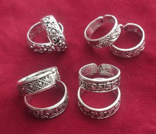 Alloy Toe Ring Set
