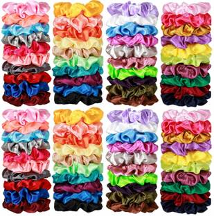 Dian Satin Scrunchie - 100 Rubber Band