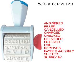 madhufashain Paid 4mm Changeable Stamp Without Pad Rubber stamp