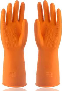 STYLERA 1 PAIR High Grade Rubber Material Multi Use Reusable Safety Hand Gloves Rubber  Safety Gloves