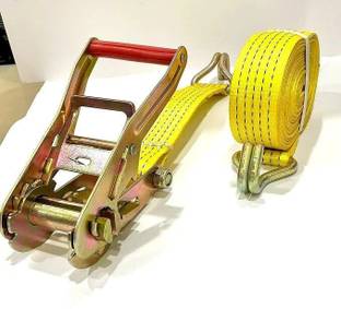 chirag CARGO LASHING BELT 50MM X 15 MTR Safety Lock (Yellow) Safety Lock, Cable Lock, Luggage Strap