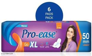 Pro-ease Go XL 50MM - 6 Pads Sanitary Pad
