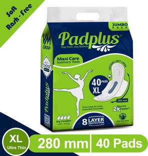Padplus XL (280mm) - Maxi Care Cottony Sanitary Pad