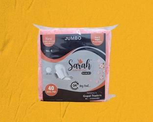 Sarah Hypoallergenic, 40 pads Sanitary Pad