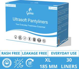 Genie Pads Ultrathin Pantyliners with Wings Pantyliner