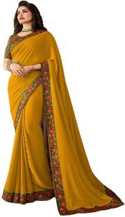 Dyed, Solid, Digital Print Bollywood Pure Silk Saree
