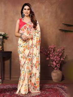 Printed Daily Wear Georgette Saree