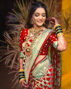 GORAL Embellished Kanjivaram Art Silk, Jacquard Saree