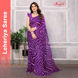 Graphic Print Bollywood Georgette Saree