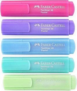 FABER-CASTELL Pastel Highlighter Set Of 5 With CD Marker