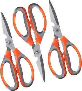GrahLogy Sharp Scissor for Plant Cutter/Cloth Fabric/Kitchen Vegetable/Paper/Office Kechi Scissors