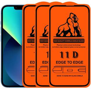 Mguuard Tempered Glass Guard for Iphone 14, Iphone 13 & 13 Pro, (Limited Offer 2+1)