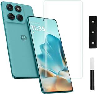 MB SHILD Edge To Edge Tempered Glass for MOTOROLA Edge 60 Fusion 5G, Motorola Edge 60 5G, Motorola Edge 60 Pro 5G, 2.5D Curved Edge Premium Tempered Glass for Ultimate Protection