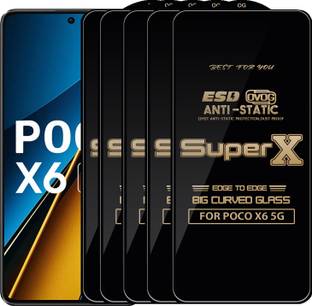 Qyist Edge To Edge Tempered Glass for POCO X6 5G