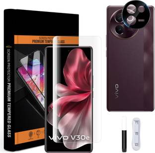 MS-Shield Tempered Glass Guard for Vivo V30e 5G, With Camera Lens Protector