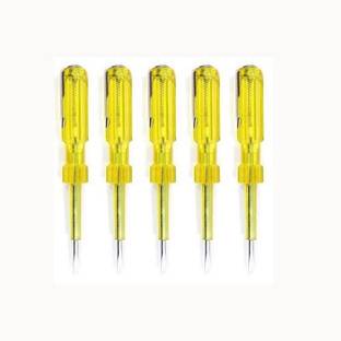 PERFECT TECH Analog Tester 5 inch | Multi Purpose Tester - Set of 5 Combination Screwdriver Set