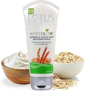 LOTUS HERBALS Oatmeal & Yogurt Skin Whitening Scrub BigPack Scrub