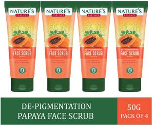 Nature's Essence Natures Essence De Pigmentation Face Scrub Papaya_50G ( Pack of 4 ) Scrub