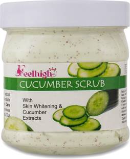 feelhigh Cucumber scrub with skin whitening & cucumber etract Scrub