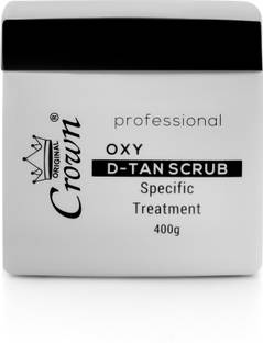 Original crown D-TAN Scrub Perfect For De-Tanning Solution,Exfoliation&Enhanced Skin Complexion Scrub