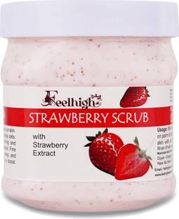 feelhigh cosmetics strawberry face scrub Scrub
