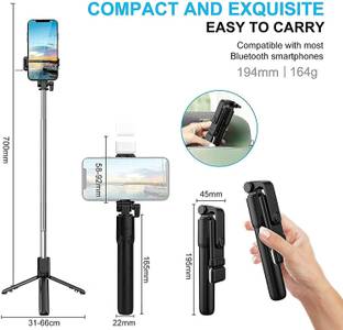 CHG BT Selfie light with Tripod Photo Video Shooting Stand Ring Flash Flash