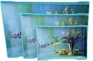 NAYASA Diva Flower Pot Serving Tray set of 3 Tray