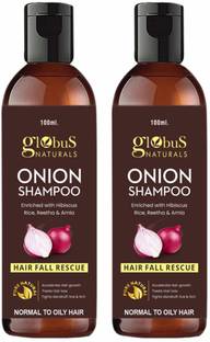 Globus Naturals Onion Shampoo for Hair Growth & Hair Fall Control