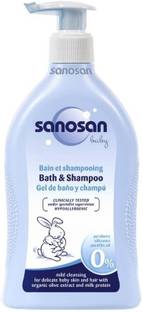Sanosan Baby Bath and Shampoo 500 with Milk protein