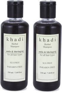 Parvati Khadi Gramudyog Amla & Bhringraj Shampoo (SLS, Sulfate & Paraben Free)