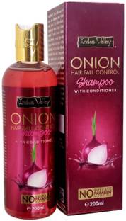 Indus Valley Onion Hairfall Control Shampoo with Conditioner for Hair Growth and Damage Control