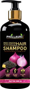 Phillauri Red Onion Black Seed Oil Strong, Smooth and Silky, Anti Dandruff Shampoo