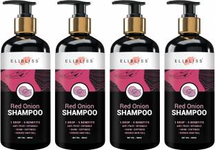 ELIBLISS Red Onion Shampoo for Hair Growth and Hair Fall Control