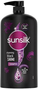 SUNSILK STUNNING BLACK SHINE SHAMPOO (1 L X 1 PACK)
