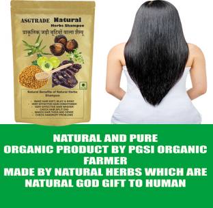 asgtrade Herbal Shampoo with Amla Reetha Shikakai and others herbs 200 grams