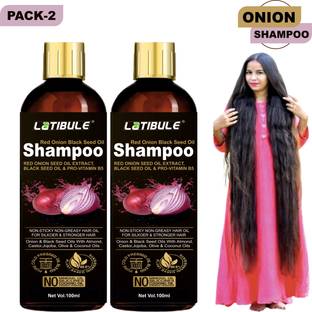 Latibule Onion Hair Oil With Black Seed onion Shampoo Extracts Controls Hair Fall